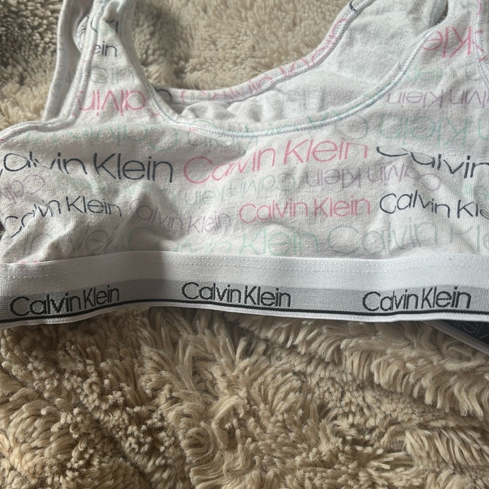 Calvin Klein Multicolor Logo Sports Bra